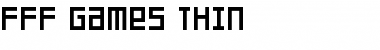 Download FFF Games Thin Regular Font Title Preview