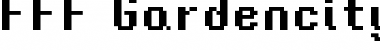 Download FFF Gardencity Bold Extended Regular Font Title Preview