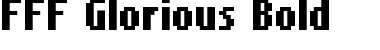 Download FFF Glorious Bold Regular Font Title Preview