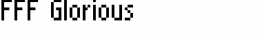 Download FFF Glorious Regular Font Title Preview
