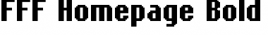 Download FFF Homepage Bold Regular Font Title Preview