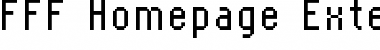 Download FFF Homepage Extended Regular Font Title Preview