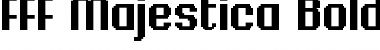 Download FFF Majestica Bold Regular Font Title Preview