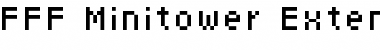 Download FFF Minitower Extended Regular Font Title Preview