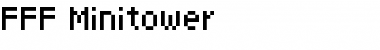 Download FFF Minitower Regular Font Title Preview