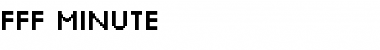 Download FFF Minute Regular Font Title Preview