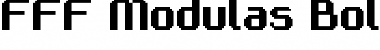Download FFF Modulas Bold Regular Font Title Preview