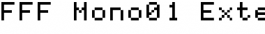 Download FFF Mono01 Extended Regular Font Title Preview