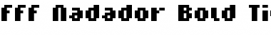 Download FFF Nadador Bold Tight Regular Font Title Preview