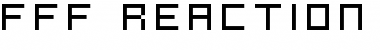 Download FFF Reaction Extended Regular Font Title Preview