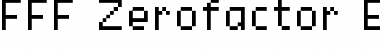 Download FFF Zerofactor Extended Regular Font Title Preview