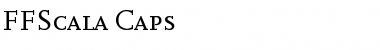 Download FFScala-Caps Regular Font Title Preview