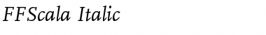 Download FFScala-Italic Regular Font Title Preview
