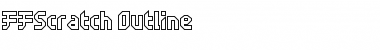 Download FFScratch-Outline Medium Font Title Preview