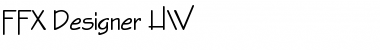 Download FFX Designer HW Regular Font Title Preview