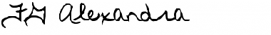 Download FG Alexandra Regular Font Title Preview