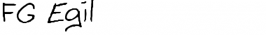 Download FG Egil Regular Font Title Preview