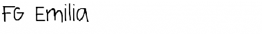 Download FG Emilia Regular Font Title Preview