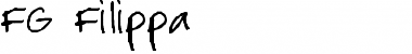 Download FG Filippa Regular Font Title Preview