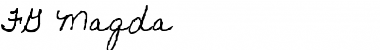 Download FG Magda Regular Font Title Preview