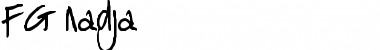 Download FG Nadja Regular Font Title Preview