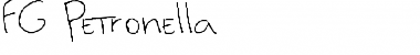Download FG Petronella Regular Font Title Preview
