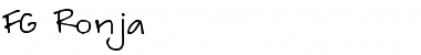 Download FG Ronja Regular Font Title Preview