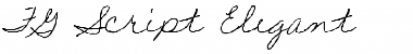 Download FG Script Elegant Regular Font Title Preview