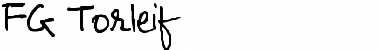 Download FG Torleif Regular Font Title Preview