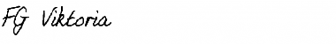 Download FG Viktoria Regular Font Title Preview