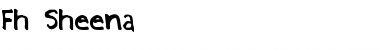 Download Fh_Sheena Regular Font Title Preview