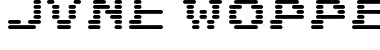 Download JVNE Wopper'83 Regular Font Title Preview