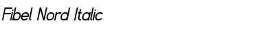 Download Fibel Nord Italic Font Title Preview