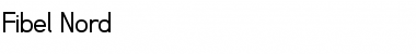 Download Fibel Nord Regular Font Title Preview