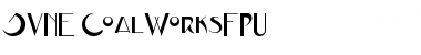 Download JVNE CoalWorksFPU Regular Font Title Preview