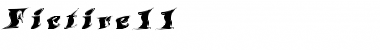 Download Fictive11 Regular Font Title Preview