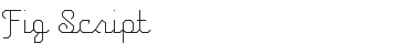 Download Fig Script Regular Font Title Preview