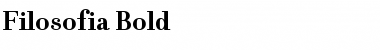 Download FilosofiaBold Regular Font Title Preview