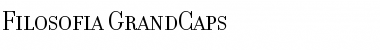 Download Filosofia GrandCaps Font Title Preview