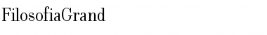 Download FilosofiaGrand Roman Font Title Preview