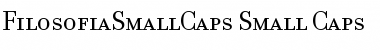 Download FilosofiaSmallCaps Small Caps Font Title Preview
