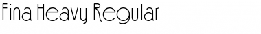 Download Fina Heavy Regular Font Title Preview