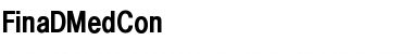 Download FinaDMedCon Regular Font Title Preview