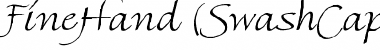 Download FineHand (SwashCaps) Regular Font Title Preview