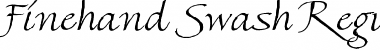 Download Finehand Swash Regular Regular Font Title Preview