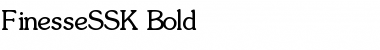 Download FinesseSSK Bold Font Title Preview