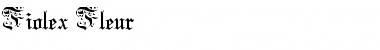 Download Fiolex Fleur Regular Font Title Preview