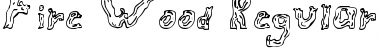 Download Fire Wood Regular Font Title Preview