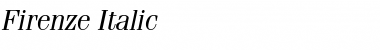Download Firenze Italic Font Title Preview