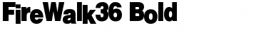 Download FireWalk36 Bold Font Title Preview